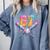 Baseball Drip 67 Six Seven Number 67 Player 67th Birthday Comfort Colors Sweatshirt Denim