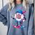 Baseball Drip 8th 8 Year Old Birthday Boys Pitcher Player Comfort Colors Sweatshirt Denim