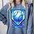 Baseball Drip Ice Cream Blue Glow Melt Ball Graphic Comfort Colors Sweatshirt Denim Baseball Drip Ice Cream Blue Glow Melt Ball Graphic Comfort Colors Sweatshirt Denim