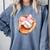 Baseball Drip Ice Cream Coquette Pink Bow Baseball Player Comfort Colors Sweatshirt Denim