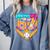 Baseball Drip Number 67 Ice Cream Home Plate Drip Comfort Colors Sweatshirt Denim