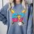 Baseball Drip Number 67 Player 67th Birthday Meme Gen Alpha Comfort Colors Sweatshirt Denim