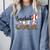 Baseball Gma Women BallPark Gma Baseball Mom Mother's Day Comfort Colors Sweatshirt Denim