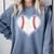 Baseball Heart Love Sport Valentines Day Men Women Boys Kids Comfort Colors Sweatshirt Denim Baseball Heart Love Sport Valentines Day Men Women Boys Kids Comfort Colors Sweatshirt Denim