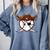 Baseball Heart Pirate Hat Crossed Swords Men Boys Kids Youth Comfort Colors Sweatshirt Denim Baseball Heart Pirate Hat Crossed Swords Men Boys Kids Youth Comfort Colors Sweatshirt Denim