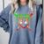 Baseball Ice Cream Drip Number 67 Player 6 7 Christmas Pjs Comfort Colors Sweatshirt Denim
