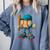 Baseball Lifestyle Youth Baseball Drip Icecream Comfort Colors Sweatshirt Denim