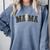 Baseball Mama Rocks Lightning Baseball Mom Mother's Day Comfort Colors Sweatshirt Denim Baseball Mama Rocks Lightning Baseball Mom Mother's Day Comfort Colors Sweatshirt Denim