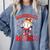 Baseball Mama Sports Mom Baseball Valentine Drip Girls Women Comfort Colors Sweatshirt Denim