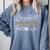 Baseball Mawmaw Leopard Baseball Heart Comfort Colors Sweatshirt Denim