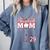 Baseball Mom 29 Number 29 Jersey Team Numbered Jersey Comfort Colors Sweatshirt Denim