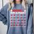 Baseball Mom Alphabet Parent Mama Player Game Sport Fan Comfort Colors Sweatshirt Denim