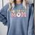 Baseball Mom Bleached Messy Bun Game Day Comfort Colors Sweatshirt Denim Baseball Mom Bleached Messy Bun Game Day Comfort Colors Sweatshirt Denim