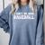 Baseball Mom I Can't We Have Baseball Comfort Colors Sweatshirt Denim