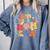 In My Baseball Mom Era Cute Mommy Groovy Comfort Colors Sweatshirt Denim