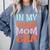 In My Baseball Mom Era Lover Groovy Retro Mother's Day Comfort Colors Sweatshirt Denim In My Baseball Mom Era Lover Groovy Retro Mother's Day Comfort Colors Sweatshirt Denim