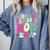 In My Baseball Mom Era Baseball Mama Comfort Colors Sweatshirt Denim
