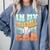 In My Baseball Mom Era Retro Groovy Style Sports Mama Comfort Colors Sweatshirt Denim