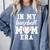 In My Baseball Mom Era Baseball For Baseball Team Moms Comfort Colors Sweatshirt Denim
