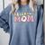 Baseball Mom Groovy Game Day Comfort Colors Sweatshirt Denim Baseball Mom Groovy Game Day Comfort Colors Sweatshirt Denim