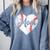 Baseball Mom Heart Mother's Day Mom Grandma Mama Boys Girls Comfort Colors Sweatshirt Denim Baseball Mom Heart Mother's Day Mom Grandma Mama Boys Girls Comfort Colors Sweatshirt Denim