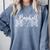 Baseball Mom Leopard Game Day Comfort Colors Sweatshirt Denim