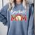 Baseball Mom Leopard Game Day Mom Life Mother's Day Comfort Colors Sweatshirt Denim Baseball Mom Leopard Game Day Mom Life Mother's Day Comfort Colors Sweatshirt Denim