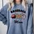 Baseball Mom Leopard Heart Game Day Love Mommy Comfort Colors Sweatshirt Denim