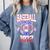 Baseball Mom Loud & Proud Since 1972 Raglan Baseball Tee Comfort Colors Sweatshirt Denim
