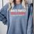 Baseball Mom Mama Baseball Lover Comfort Colors Sweatshirt Denim