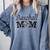 Baseball Mom Mother`s Day Comfort Colors Sweatshirt Denim Baseball Mom Mother`s Day Comfort Colors Sweatshirt Denim