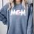 Baseball Mom Mother's Day Mama Sport Comfort Colors Sweatshirt Denim Baseball Mom Mother's Day Mama Sport Comfort Colors Sweatshirt Denim
