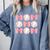 Baseball Mom Sister Tween Teen Girl Girly Pink Bow Preppy Premium Comfort Colors Sweatshirt Denim Baseball Mom Sister Tween Teen Girl Girly Pink Bow Preppy Premium Comfort Colors Sweatshirt Denim