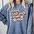 Baseball Mom Somebody's Loud Mouth Baseball Mama Comfort Colors Sweatshirt Denim