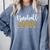 Baseball Mom Sport Baseball Lover Mother's Day Comfort Colors Sweatshirt Denim Baseball Mom Sport Baseball Lover Mother's Day Comfort Colors Sweatshirt Denim