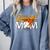 Baseball Mom Sports Graphic Novelty Comfort Colors Sweatshirt Denim Baseball Mom Sports Graphic Novelty Comfort Colors Sweatshirt Denim