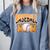 Baseball Mom Sports Orange Comfort Colors Sweatshirt Denim