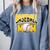 Baseball Mom Sports Mom Yellow Comfort Colors Sweatshirt Denim