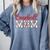 Baseball Mom Sporty Humor Comfort Colors Sweatshirt Denim Baseball Mom Sporty Humor Comfort Colors Sweatshirt Denim