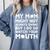Baseball Mom Swing Watch Mouth Baseball Boy Premium Comfort Colors Sweatshirt Denim Baseball Mom Swing Watch Mouth Baseball Boy Premium Comfort Colors Sweatshirt Denim