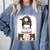 Baseball Mom Women Messy Bun Leopard Mother's Day Comfort Colors Sweatshirt Denim Baseball Mom Women Messy Bun Leopard Mother's Day Comfort Colors Sweatshirt Denim