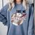 Baseball Moms Cute Take Me To The Ballpark Sports Athletic Comfort Colors Sweatshirt Denim