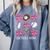 Baseball Nana Era Bows Baseball Mom Women Comfort Colors Sweatshirt Denim