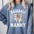 Baseball Nanny Baseball Coquette Bow Comfort Colors Sweatshirt Denim Baseball Nanny Baseball Coquette Bow Comfort Colors Sweatshirt Denim