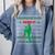 Baseball Player Christmas Pajama Send It Xmas PJs Boys Comfort Colors Sweatshirt Denim