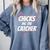 Baseball Seams Chicks Dig The Catcher Comfort Colors Sweatshirt Denim Baseball Seams Chicks Dig The Catcher Comfort Colors Sweatshirt Denim