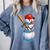 Baseball Snowman Merry Christmas Xmas Pajamas Men Women Kids Comfort Colors Sweatshirt Denim Baseball Snowman Merry Christmas Xmas Pajamas Men Women Kids Comfort Colors Sweatshirt Denim