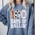 Baseball Soccer Basketball 100 Days Of School Comfort Colors Sweatshirt Denim Baseball Soccer Basketball 100 Days Of School Comfort Colors Sweatshirt Denim