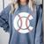 Baseball Sport Player Graphic Monogram Initial Letter C Comfort Colors Sweatshirt Denim Baseball Sport Player Graphic Monogram Initial Letter C Comfort Colors Sweatshirt Denim