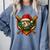 Baseball Xmas Christmas Baseball Ice Cream Drip Boys Comfort Colors Sweatshirt Denim